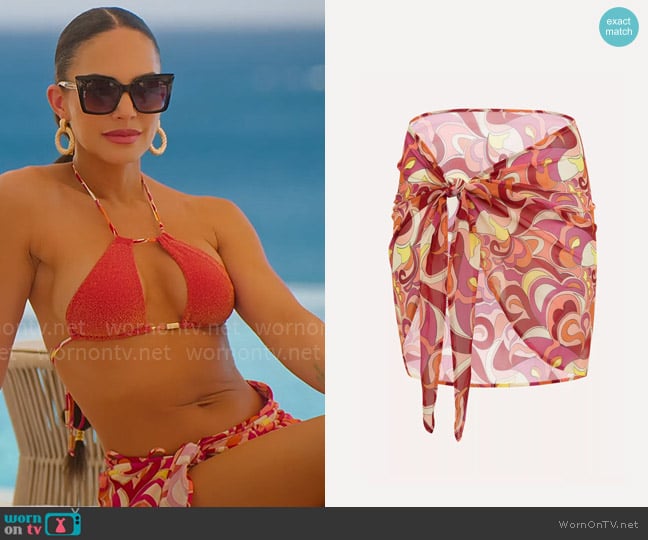 Nua Lola Wrap in Bossa Nova worn by Amanza Smith on Selling Sunset