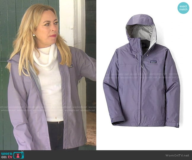 Patagonia Torrentshell 3L Jacket worn by Sutton Stracke on The Real Housewives of Beverly Hills