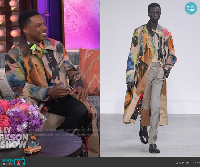 Paul Smith 2024 Spring Summer Collection worn by Leslie Odom Jr on The Kelly Clarkson Show