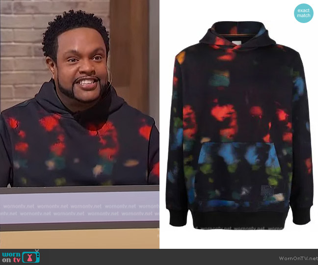 Paul Smith Tie-dye print hoodie worn by Jawn Murray on Sherri