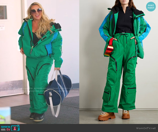 PE Nation Park City Ski Jacket and Pants worn by Heather Gay on The Real Housewives of Salt Lake City