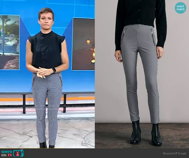 Rag & Bone Simone Zip Pocket Pant worn by Stephanie Gosk on Today