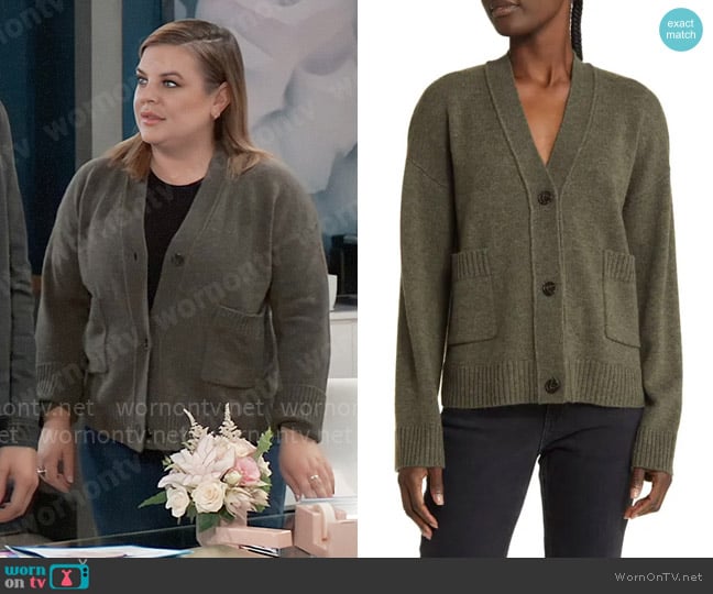 Rails Lindi Cardigan worn by Maxie Jones (Kirsten Storms) on General Hospital