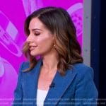 Rebecca’s denim blazer on Good Morning America