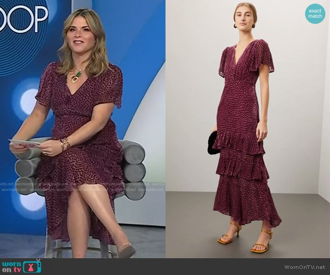 Rixo Gilly Dress worn by Jenna Bush Hager on Today