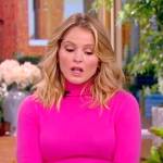 Sara’s pink turtleneck sweater on The View