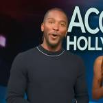 Scott’s piping trim sweater on Access Hollywood