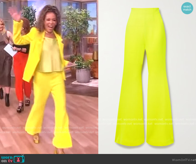 WornOnTV: Sunny’s yellow blazer and wide leg pants on The View | Sunny ...