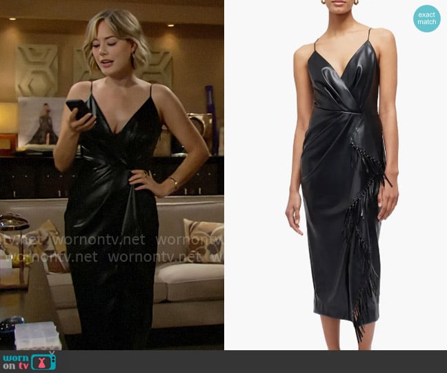 Simkhai Carlee Dress worn by Hope Logan (Annika Noelle) on The Bold and the Beautiful