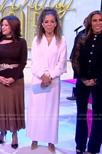 Sunny's white shirtdress on The View