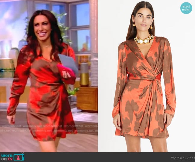 Tanya Taylor Olivia Dress worn by Alyssa Farah Griffin on The View