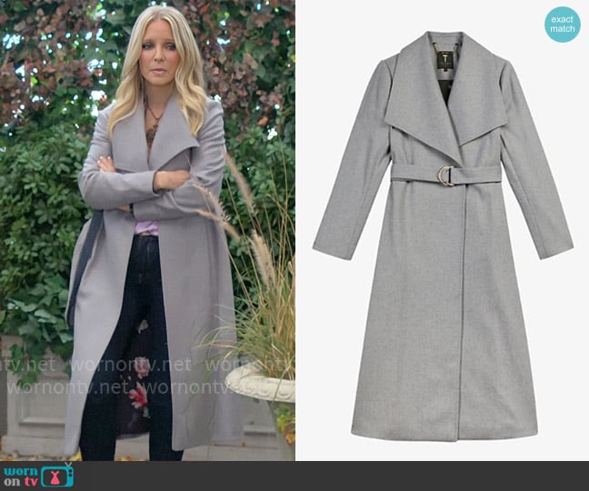 Ted Baker Jianna Coat worn by Christine Blair Williams (Lauralee Bell) on The Young and the Restless