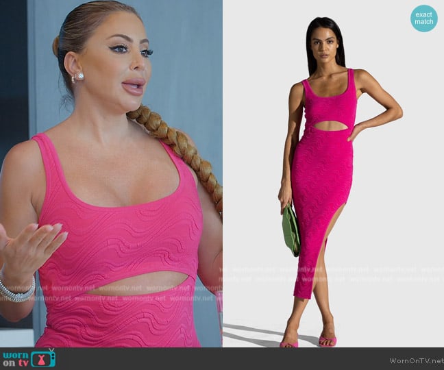 The Wolf Gang Wailele Wave Knit Dress worn by Larsa Pippen (Larsa Pippen) on The Real Housewives of Miami