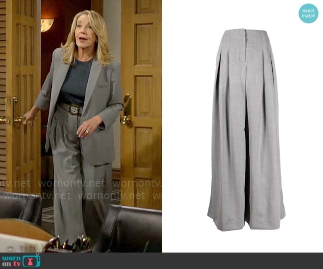 TWP Drew Pant worn by Nikki Reed Newman (Melody Thomas-Scott) on The Young and the Restless