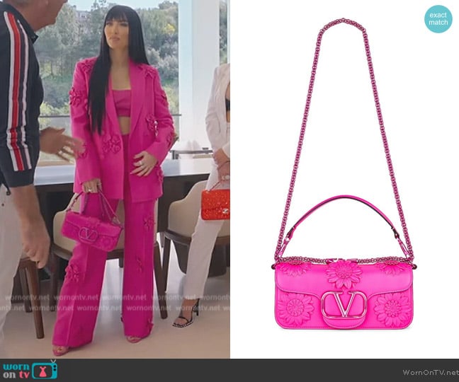 Valentino Garavani Loco Shoulder Bag worn by Bre Tiesi on Selling Sunset