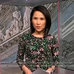 Vicky’s floral print long sleeve dress on NBC News Daily