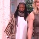 Whoopi’s striped jacket on The View