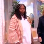 Whoopi’s striped jacket on The View