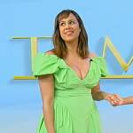 Zawe Ashton’s green dress on Tamron Hall Show