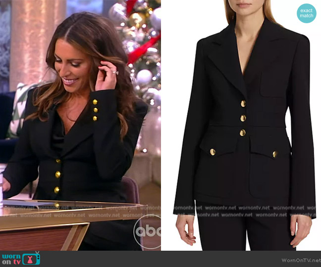 A.L.C. Amelia Single-Breasted Jacket worn by Alyssa Farah Griffin on The View