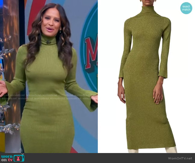 Ronny Kobo Chariuna Dress worn by Rocsi Diaz on Good Morning America