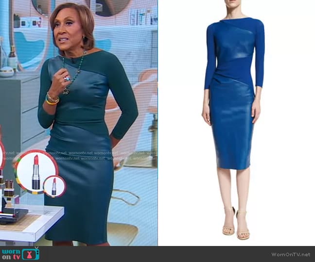 Chiara Boni La Petite Robe Malila Dress worn by Robin Roberts on Good Morning America