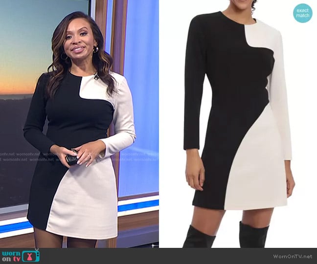 WornOnTV: Adelle’s black and white colorblock dress on Today | Adelle ...
