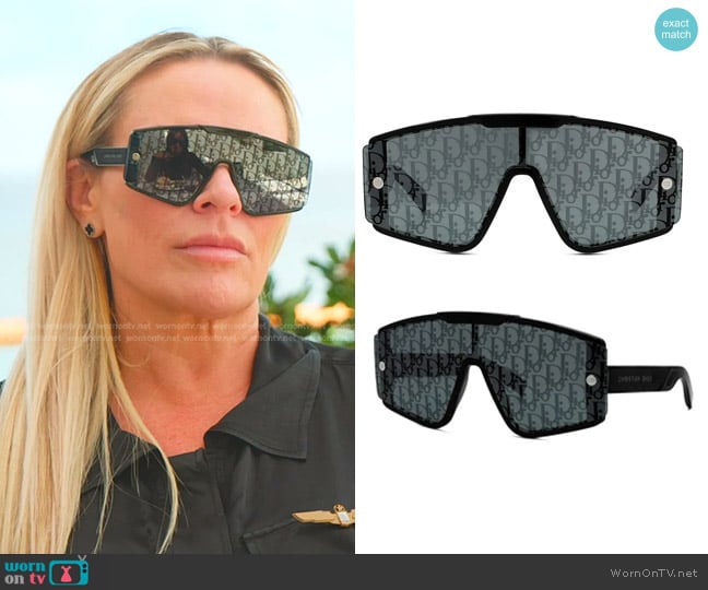 Dior Diorxtrem Mask Sunglasses worn by Heather Gay on The Real Housewives of Salt Lake City