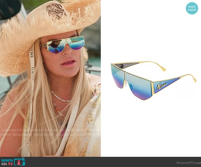 Fendi Sunglasses worn by Heather Gay on The Real Housewives of Salt Lake City