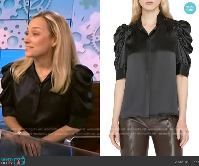 Frame Gillian Top worn by Kriss Karr on NBC News Daily