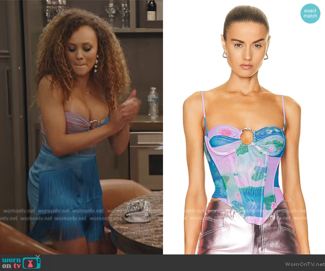 Miaou Deia Corset worn by Ashley Darby on The Real Housewives of Potomac