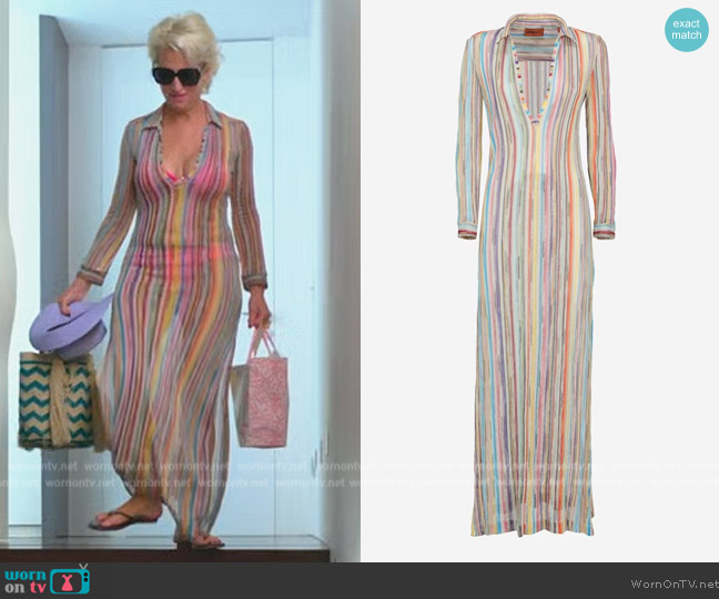 Missoni Mare Tunic worn by Dorinda Medley on The Real Housewives Ultimate Girls Trip