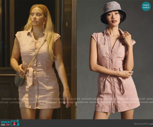 Paige Cap-Sleeve Utility Dress worn by Robyn Dixon on The Real Housewives of Potomac