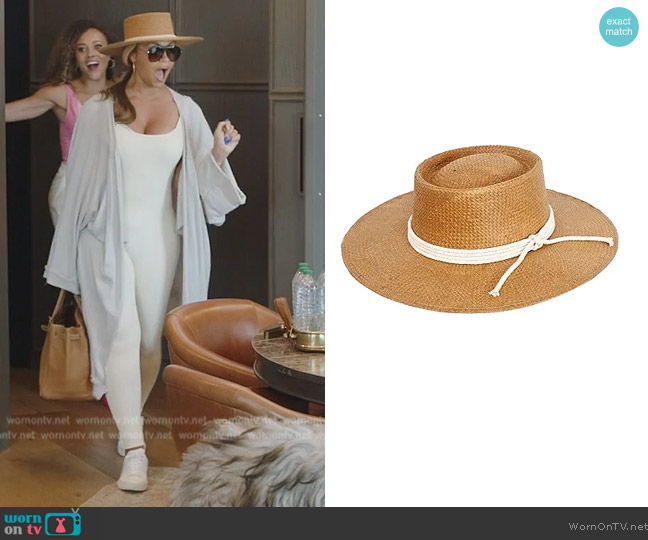 Peter Grimm Lis Resort Hat worn by Gizelle Bryant on The Real Housewives of Potomac