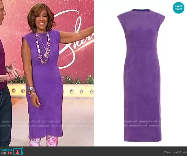 Simon Miller Runna Fuzzy Midi-Dress worn by Gayle King on Sherri