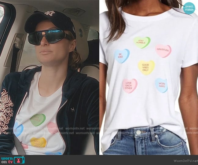 Sub Urban Riot Sweetheart Top worn by Paris Hilton on Paris in Love