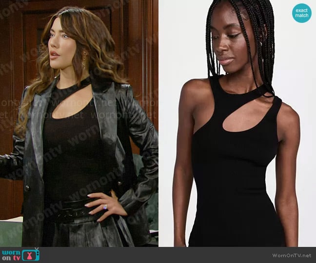 Agolde Athena Tank worn by Steffy Forrester (Jacqueline MacInnes Wood) on The Bold and the Beautiful