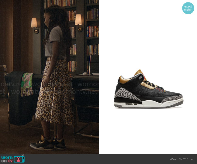 Hazel’s sneakers on The Other Black Girl