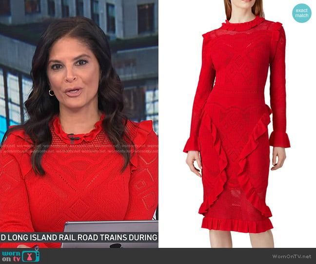 Alexis Sivan Knit Dress worn by Darlene Rodriguez on Today