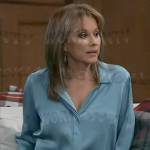 Alexis’ blue button down blouse on General Hospital