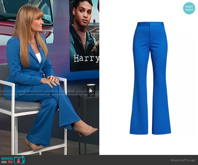 WornOnTV: Jane Seymour’s blue suit on Access Hollywood | Clothes and ...
