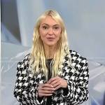 Zanna Roberts Rassi’s houndstooth blazer on Today