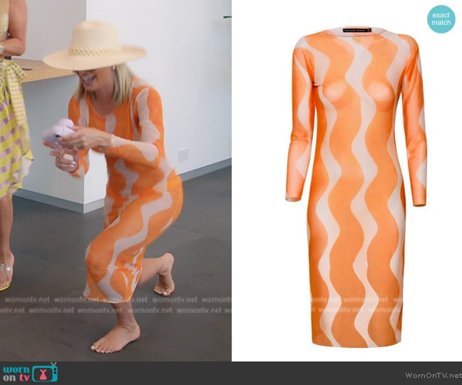 Bahama Mama Bungalow Mesh Dress worn by Nicole Martin (Nicole Martin) on The Real Housewives of Miami