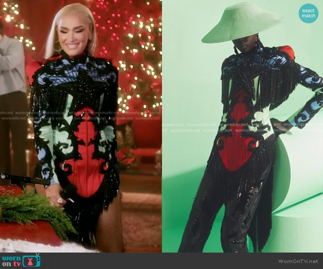 Balmain Resort 2024 Collection worn by Gwen Stefani on The Voice