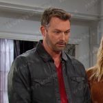 Brady’s black leather western shirt on Days of our Lives