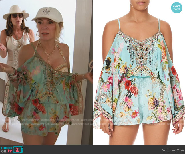 Camilla Drop Shoulder Playsuit worn by Ramona Singer on The Real Housewives Ultimate Girls Trip