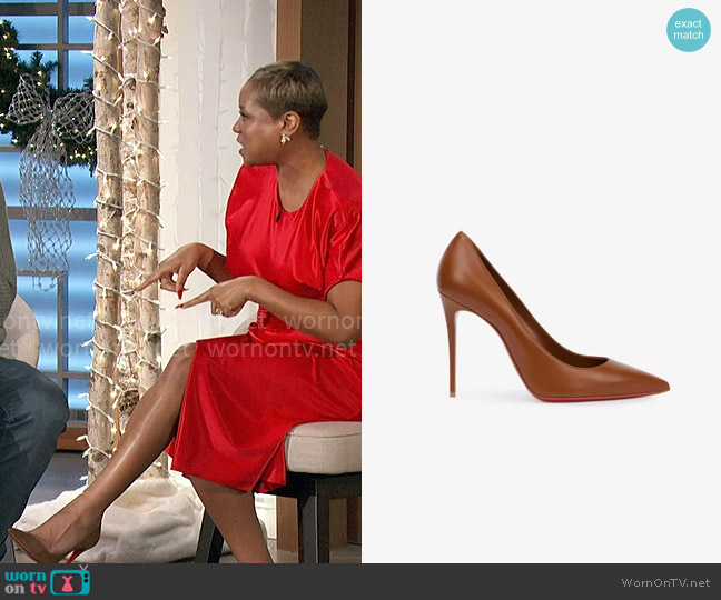 Christian Louboutin Kate Pumps worn by Monique Kelley on The Talk