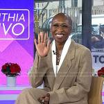 Cynthia Erivo’s beige oversized blazer and pants on Today