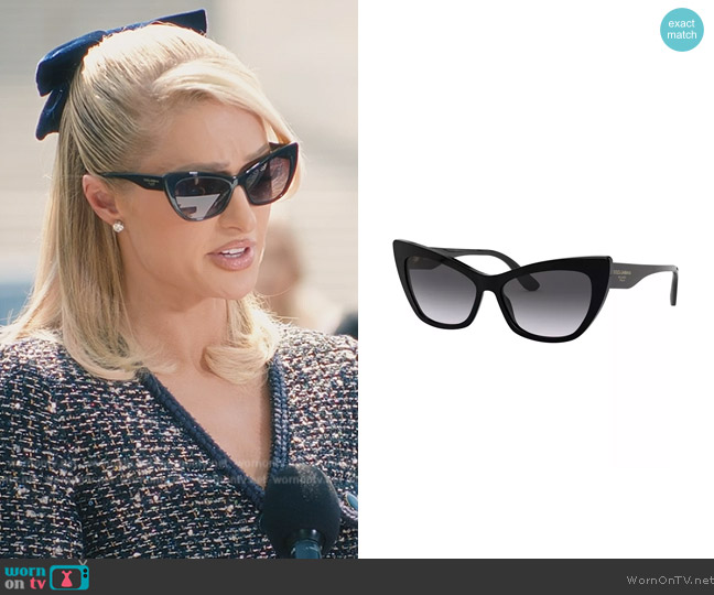 Dolce and Gabbana DG4370 Sunglasses worn by Paris Hilton on Paris in Love