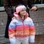 Donna’s ombre puffer jacket on General Hospital